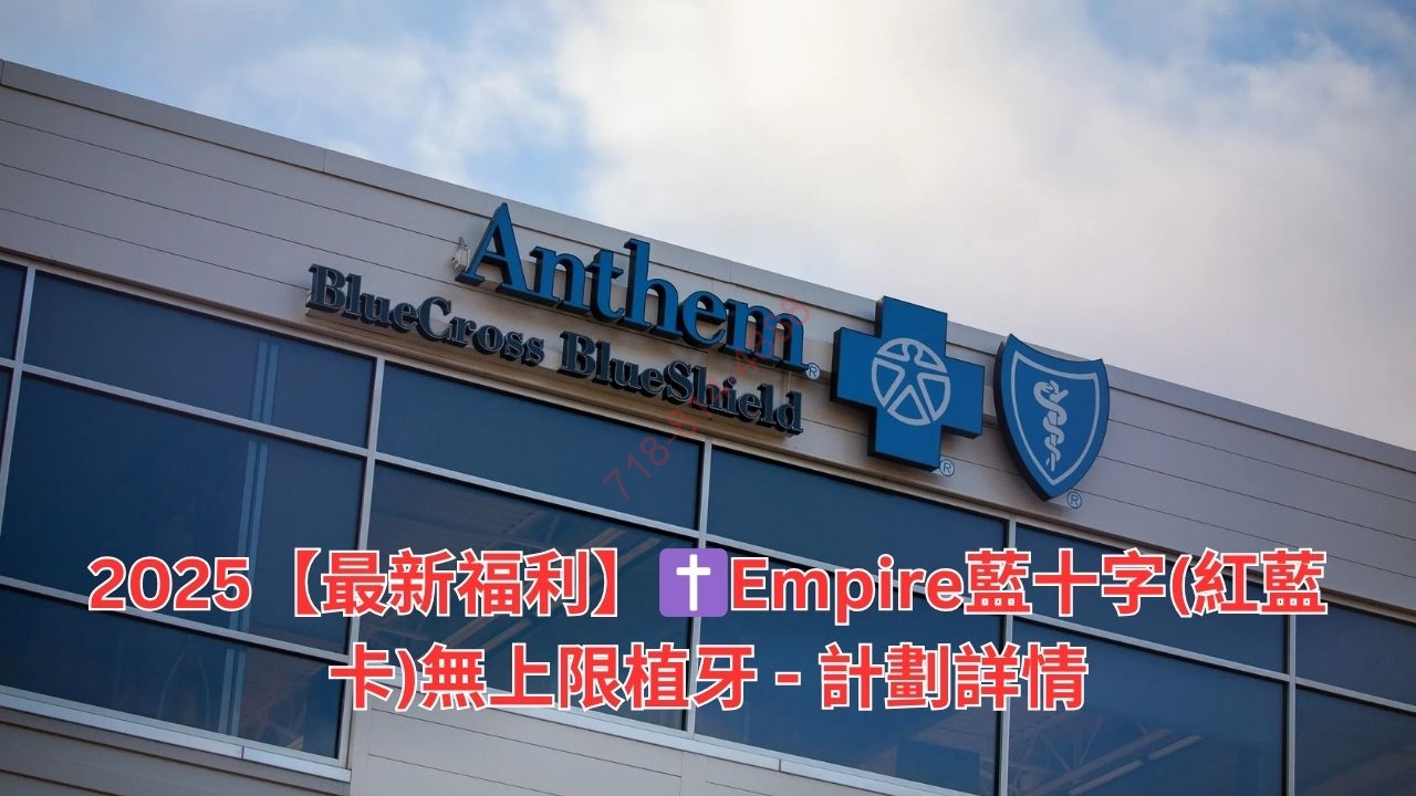 2025【最新福利】✝️Empire藍十字(紅藍卡)無上限植牙 - 計劃詳情